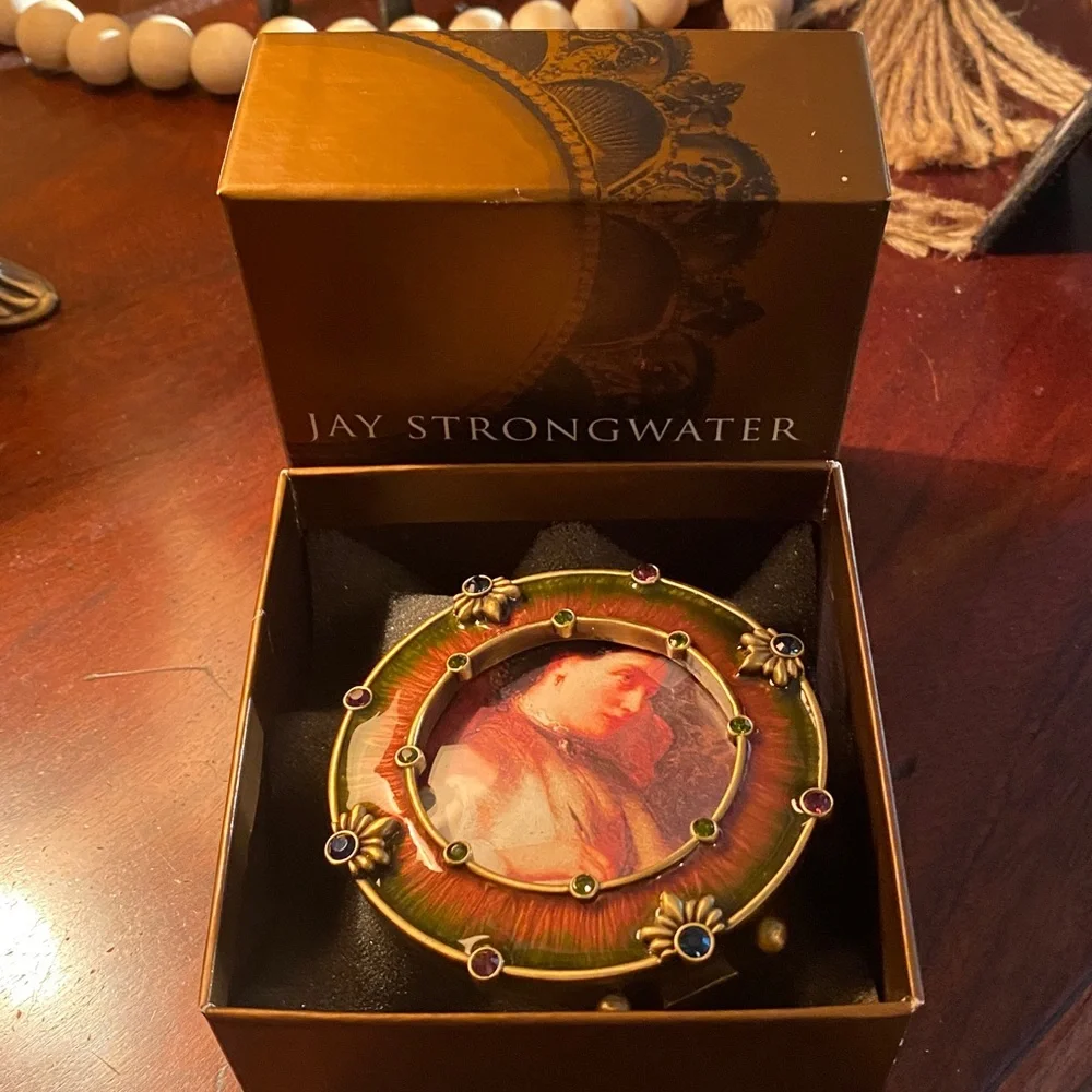 Jay Strongwater Agatha Mini Picture Frame NIB